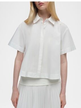 Simkhai Bernie pleated back shirt